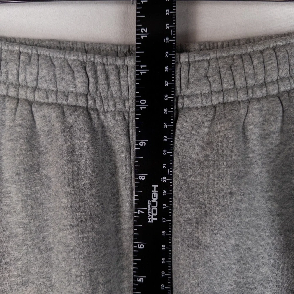 Nike Mens Joggers Small Gray Fleece Sweatpants Tapered Athletic Lounge Pants